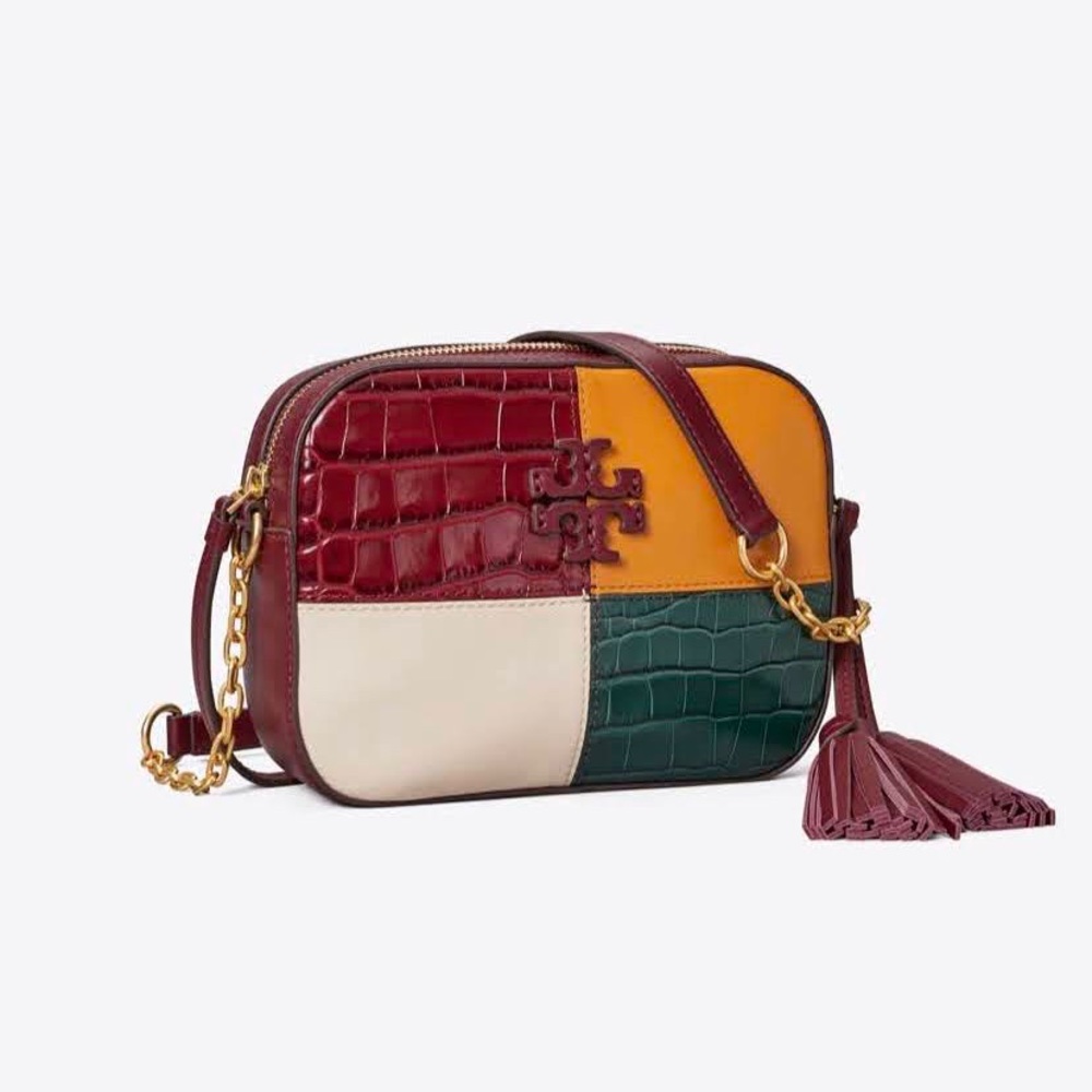 tory burch color-block camera bag